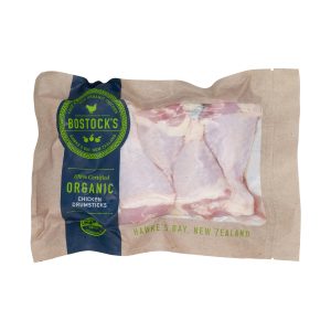 Organic Chicken Drumsticks Skin On 1kg
