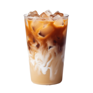 pngtree-cold-brewed-iced-latte-coffee-on-plastic-cup-side-view-generative-png-image_10154258