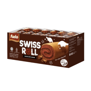 FUDO SWISS ROLL CHOCOLATE 24 X18G