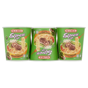 MAMEE EXPRESS CUP VEGETARIAN FLAVOUR INSTANT NOODLES 6 X 65G