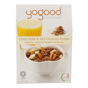 YOGOOD CHOC+NUT CRUNCHY MUESLI 320G