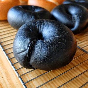 charcoal bagel