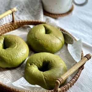 matcha bagel